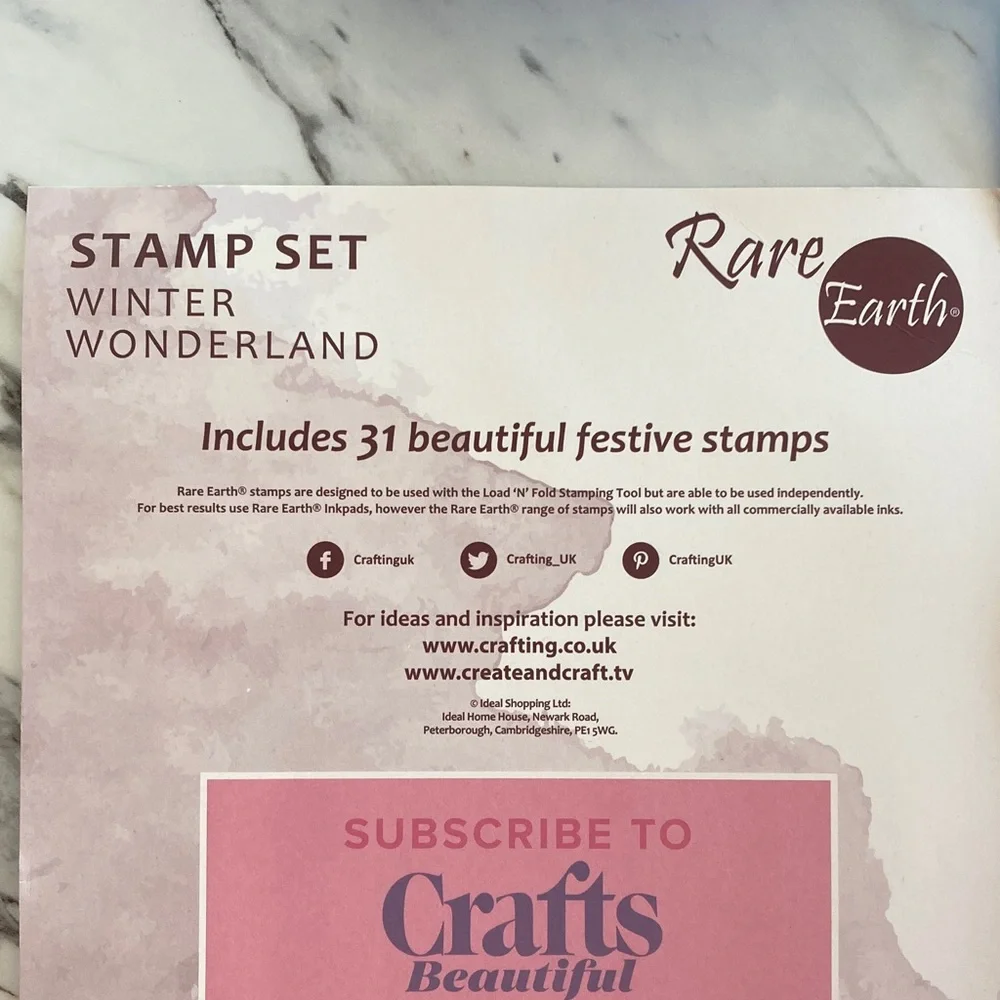 Homemaker Rare Earth Winter Wonderland and Winter Wishes Stamp Sets